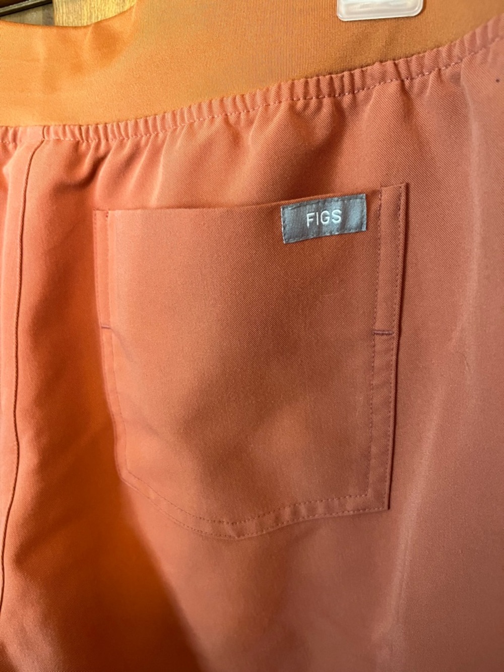 FIGS Women’s Scrub Set Orange Rafaela Top (S) Zamora Bottom (M) Technical Coll. - Picture 13 of 15